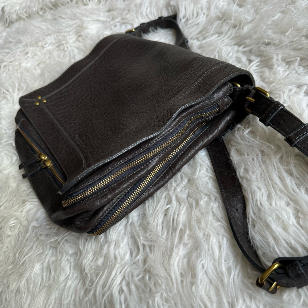 Jerome Dreyfuss Dark Brown Crossbody Bag